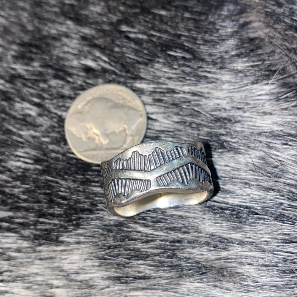 Sterling Cigar Ring